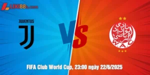 Nhận định Juventus vs Wydad Casablanca ngày 22/6/2025
