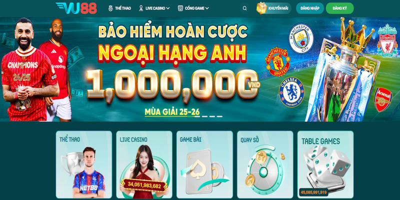 Vu88 là một trong Top nhà cái uy tín 2025