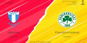 Soi Kèo Malmo FF vs Panathinaikos: 00:45 - 07/11 - UEL